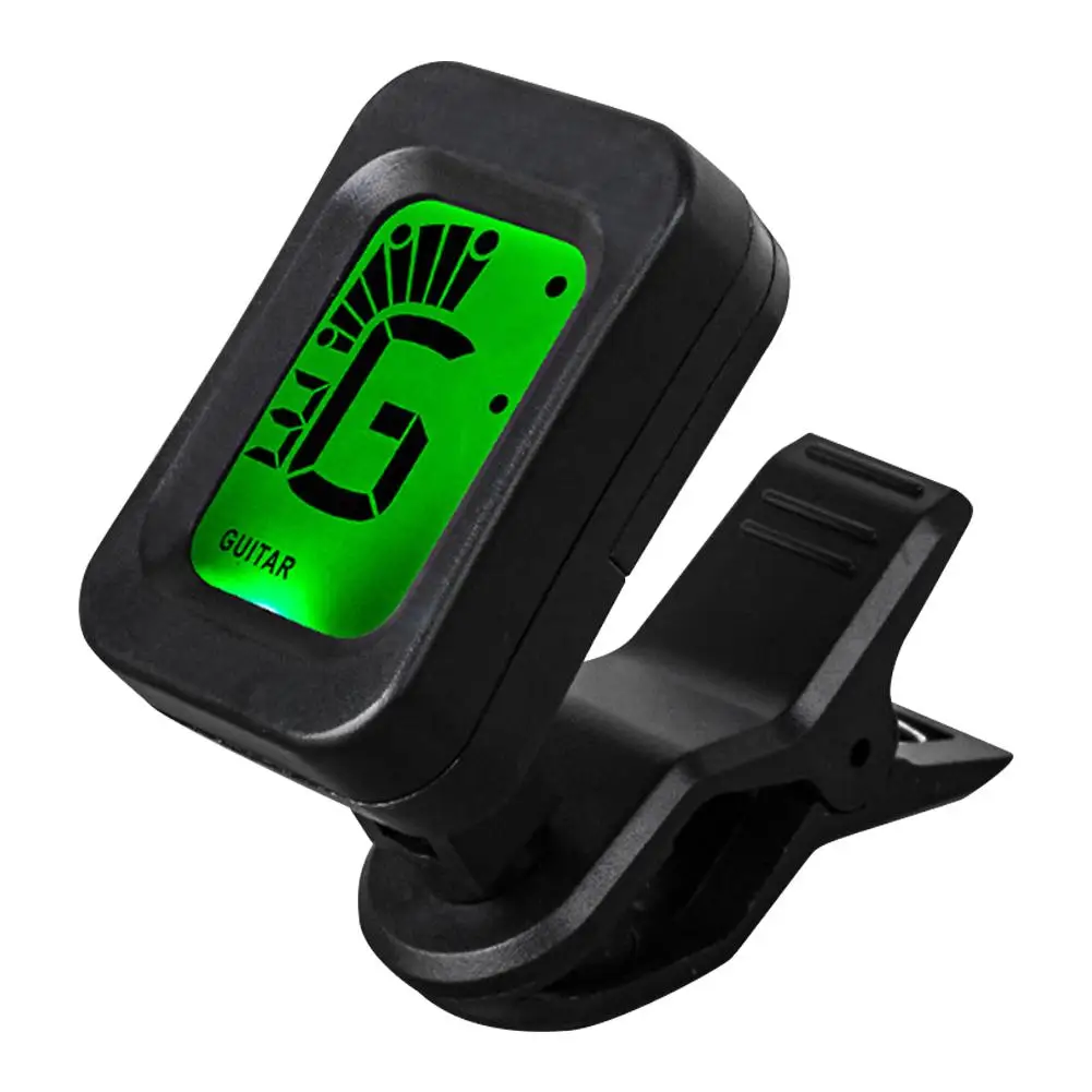Digital Electric Guitar Tuner LCD Screen Mini Clip-on For Bass Chromatic Violin Ukulele Instrument Accessories | Спорт и развлечения