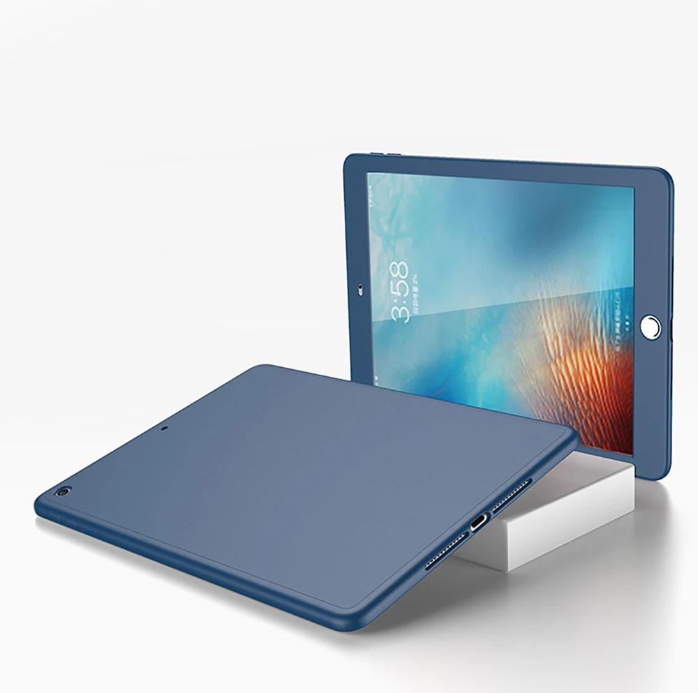 360 Full Cover For iPad 2017 2018 9.7 5th 6th Case For New iPad mini 1 2 3 4 5 Silicone Funda For iPad Pro 11 Air 1 2 With Glass (8)