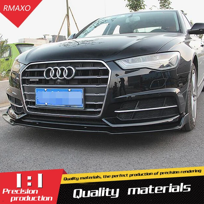 For Audi A6 Body kit spoiler 2017-2019 ABS Rear lip rear front Bumper Diffuser Bumpers Protector | Автомобили и мотоциклы