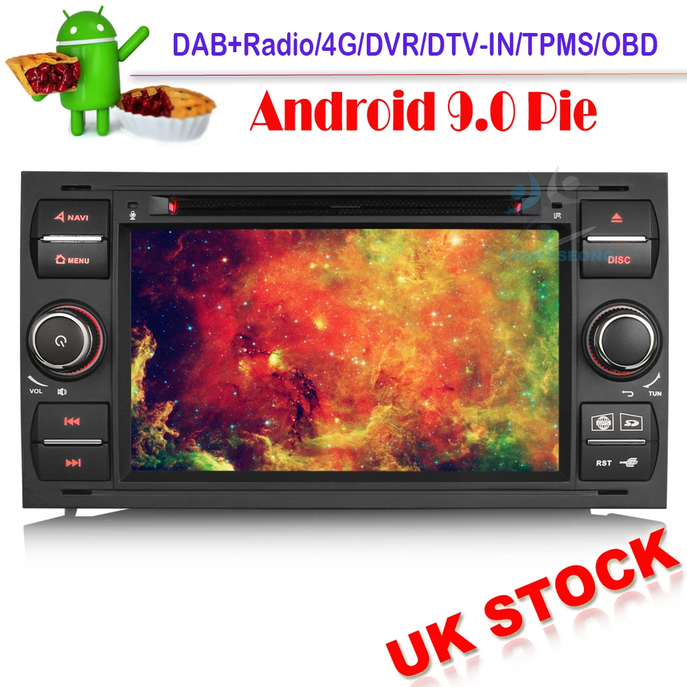 Best DAB+ Android 9.0 Autoradio Car Stereo DVD GPS Sat Nav OBD DVT-IN for FORD FOCUS FIESTA TRANSIT KUGA S/C-Max 4G 0 Best DAB+ Android 9.0 Autoradio Car Stereo DVD GPS Sat Nav OBD DVT-IN for FORD FOCUS FIESTA TRANSIT KUGA S/C-Max 4G 0