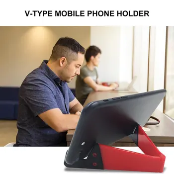 

V-Type Folding 9.7 inch Phone Tablet Holder adjustable angle Desktop Tablet Phone Stand for ipad/Tablet for iphone for Huawei