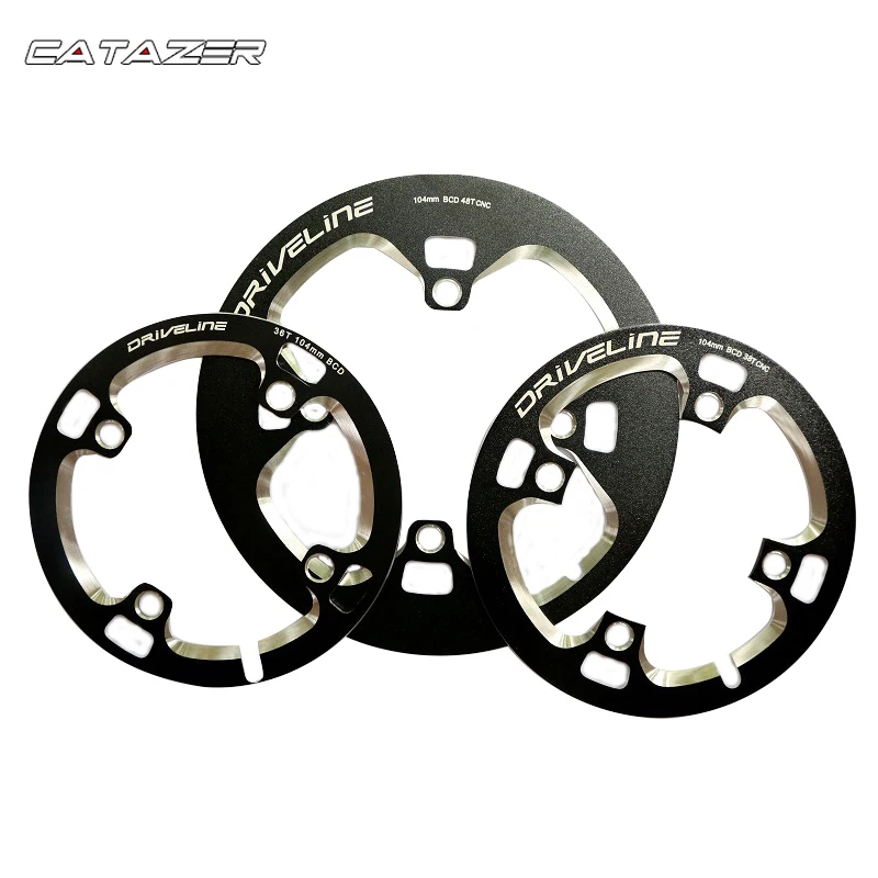 

Mountain Bike 36/42/44T XT Aluminum Alloy Guard Plate BCD104 Bicycle Chainguard Chain Wheel Protective Cover Block