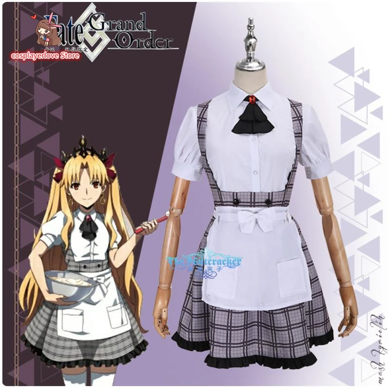 

Fate/Grand Order FGO Ereshkigal Sweets Paradise Coffee Maid Uniform Cosplay Custom Made costume Halloween Christmas Costume