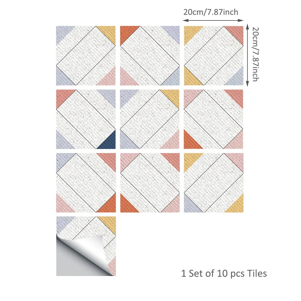 DB173 Environmental Protection PVC Refurbished Floor Sticking Waterproof American Rural Self-adhesive Geometric Terrazzo Thickening - Цвет: DB173