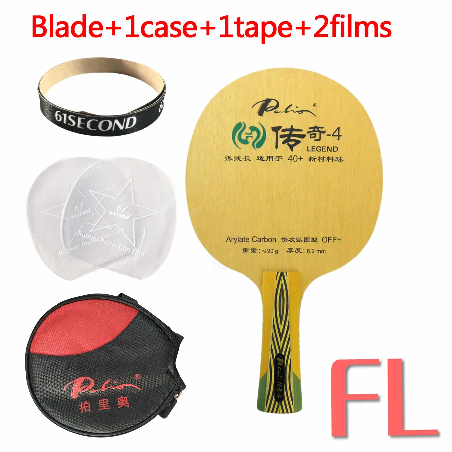 FL with Y 1 case Palio LEGEND-4(LEGEND 4, LENGEND4) нож для настольного тенниса/пинг-понга - Цвет: FL with Y 1 case