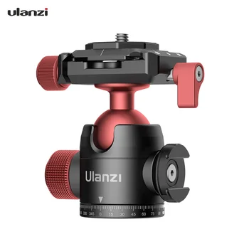 

Ulanzi U-70 Mini Ball Head Dual 360° Panorama Adjusting with Cold Shoe Mount Quick Release Plate for Arca-Swiss Peak Design