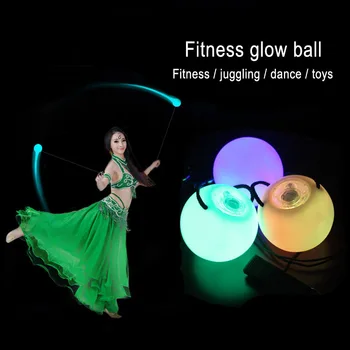 

LED Thrown Balls Light Glow In the Dark Perform Props for Belly Dancing Tool MU8669