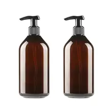 2 шт пустая бутылка 400 мл дозатор бутылка с насосом многоразовая бутылка для шампуня для мытья лица мытье тела мыло для рук