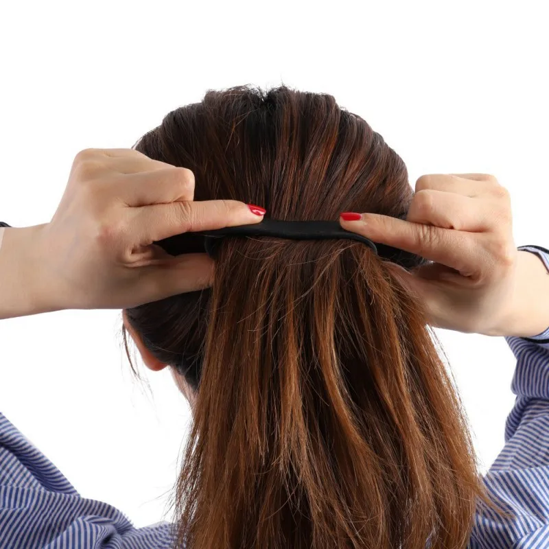 Women Styling Silicone Hair Ring Hair Finishing Fixed hair female Care Fixed Messy Hair Accessories Lady 3