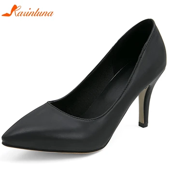 

Karinluna New Wholesale Thin High Heels Plus Size 50 Sexy Top Quality Party Office Lady Women Shoes Woman Pumps Female