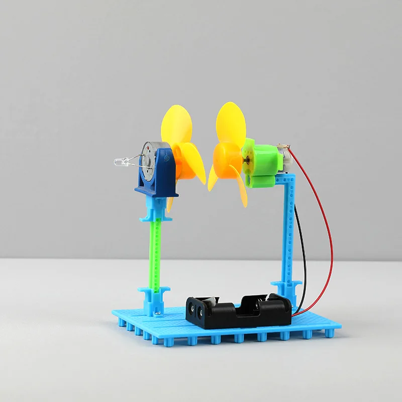 

STEAM Toy Educational Science Technology Handmade Circuit Educational Physical Assembly Wind Power Scientific Experiment
