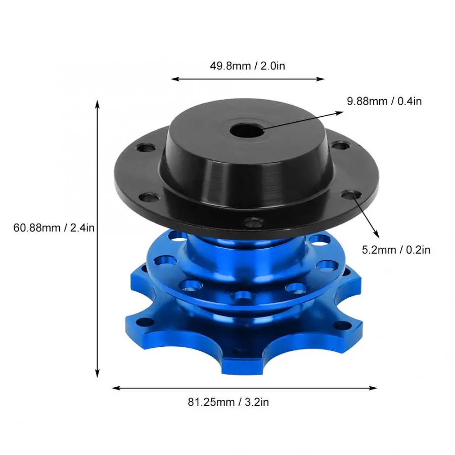 Universal 6 Hole Steering Wheel Quick Release Disconnect Hub Adapter Kit Car Repair Tool direksiyon Steering Wheel Hubs