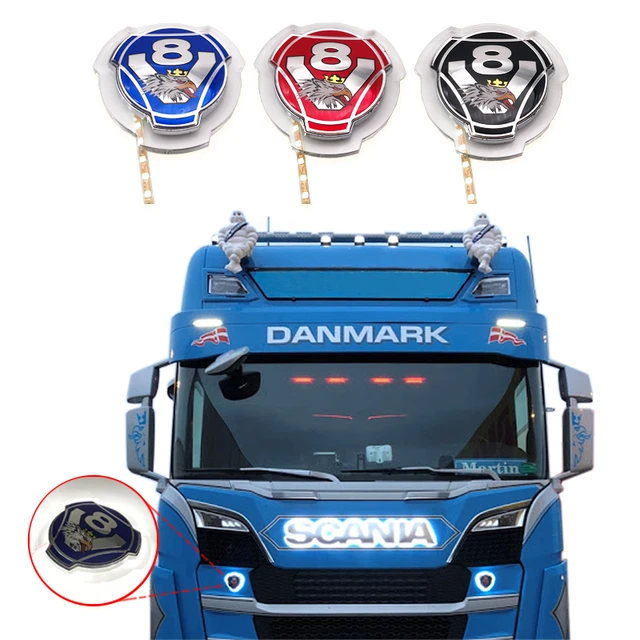 SCANIA emblem with LED edge