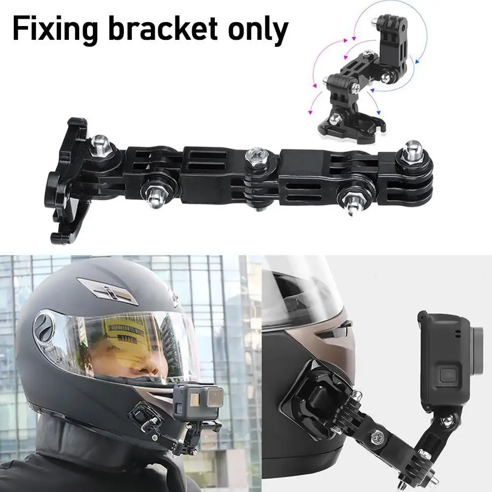 Per Gopro Hero 8 7 5 Yi Base Di Regolazione Della Fotocamera Gopro Helmet Action Sj4000 Accessorio Sjcam Mount Helmet 4K Treppiede Belt