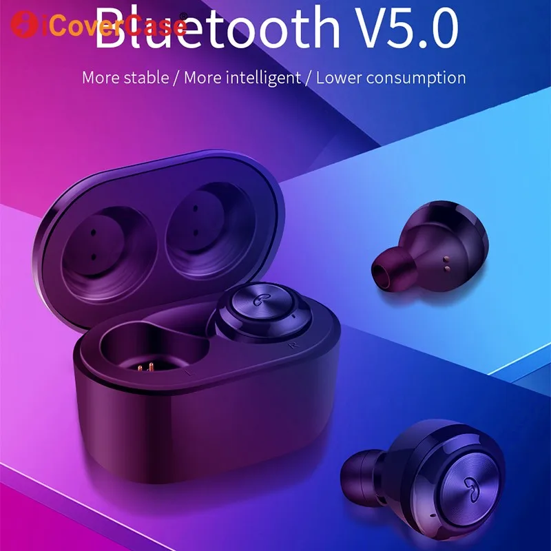 For iPhone 11 Pro Max 11 pro 11 X XR XS Max 8 plus Twins Bluetooth Earphones Wireless Headphone Earbud with Charging Box and Mic