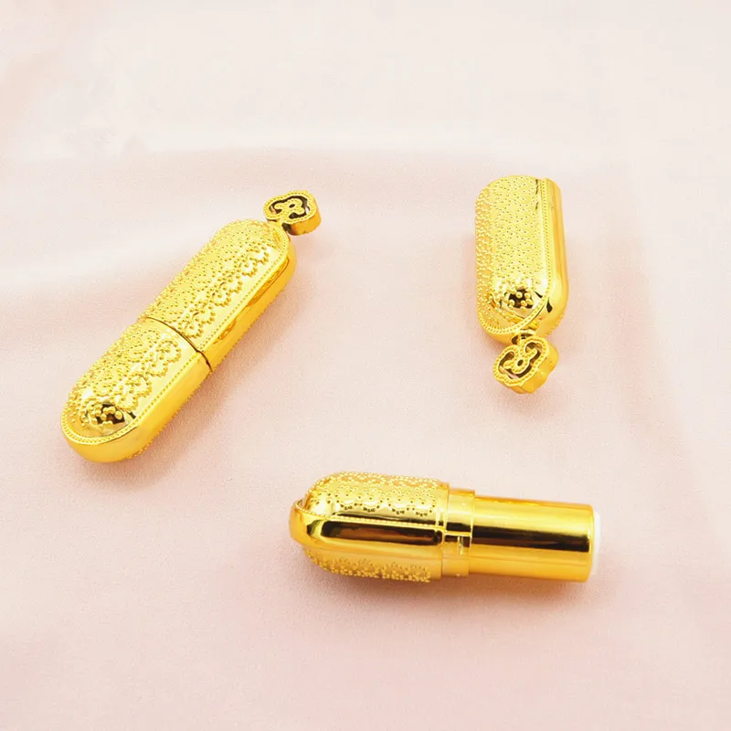 High-Grade Empty Lipstick Tubes Container DIY Lip Balm Tube 12.1mm Cosmetic Beauty Lip Rouge Refillable Bottle Makeup Tool