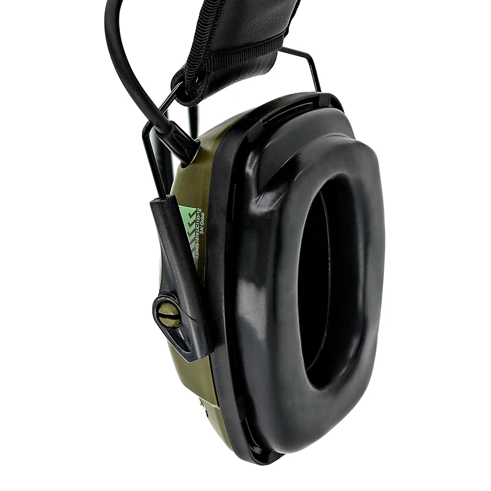 Электронные Наушники с защитой от шума, противоударные тактические очки для защиты слуха, специальные наушники, амбушюры