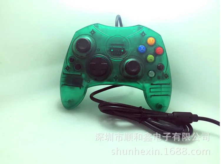 2021 Classic Wired Joypad Controller For Microsoft Original Xbox Controller For XBOX Gamepad Retro Joystick Controle Black 