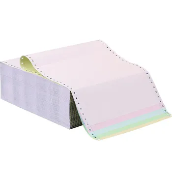

1000pcs Three-part Two-part Printing Paper Two-part Computer Printing Paper Needle Paper 241 Delivery Order Delivery Order