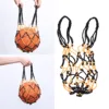 Heavy Duty Basketball Bag Drawstring Ball Mesh Net Nylon Soccer Carrier Mesh Net Bag Drawstring Storage Bag for Basketball ► Photo 3/6