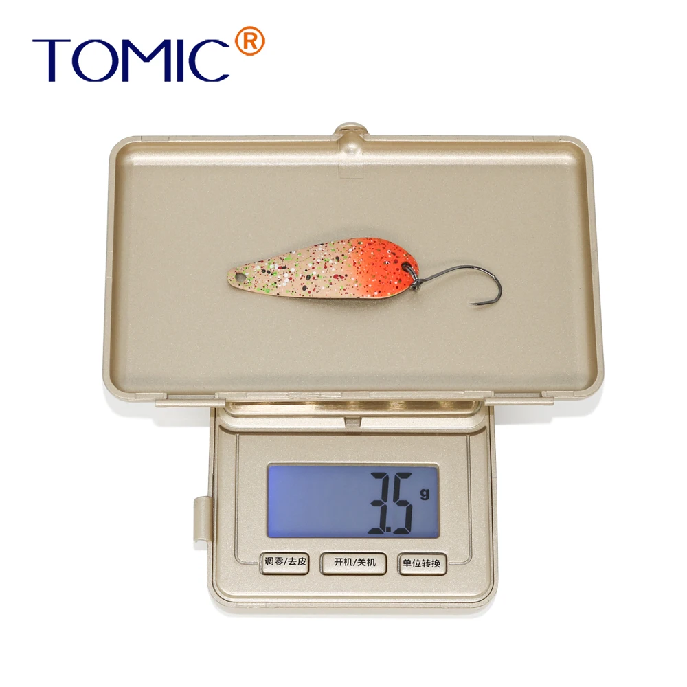 Tomic 6/8 штук 3.5g 5g партия Япония качество литья рифленая форель области