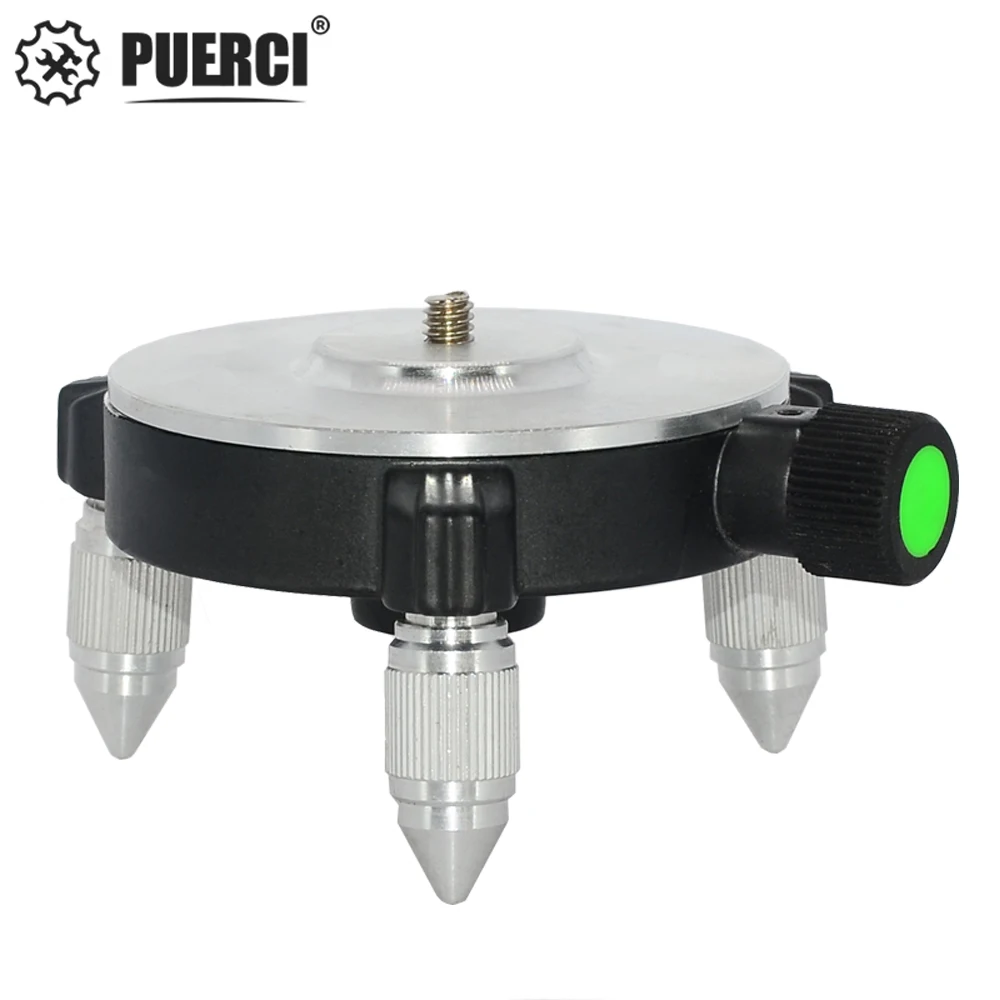 

PUERCI 360 Angle Adjustment Rotation Laser Bracket Tripod Bracket Conversion Connector Pedestal for Laser Level