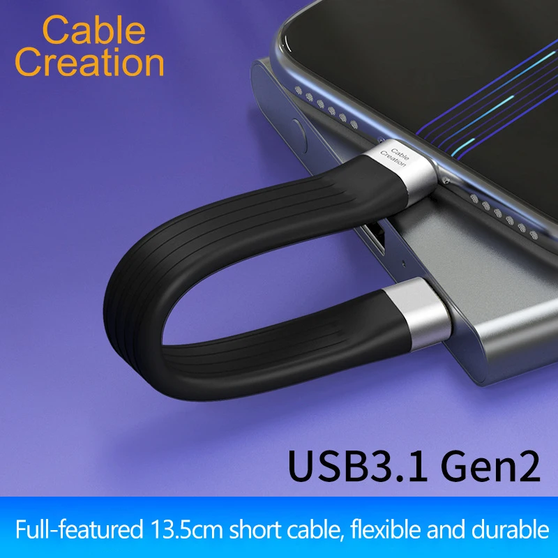 

Высокоскоростной зарядный кабель USB c на type c 10G USB3.1, кабель для быстрой зарядки для портативного зарядного устройства, ноутбука, Xiaomi, Huawei, OPPO