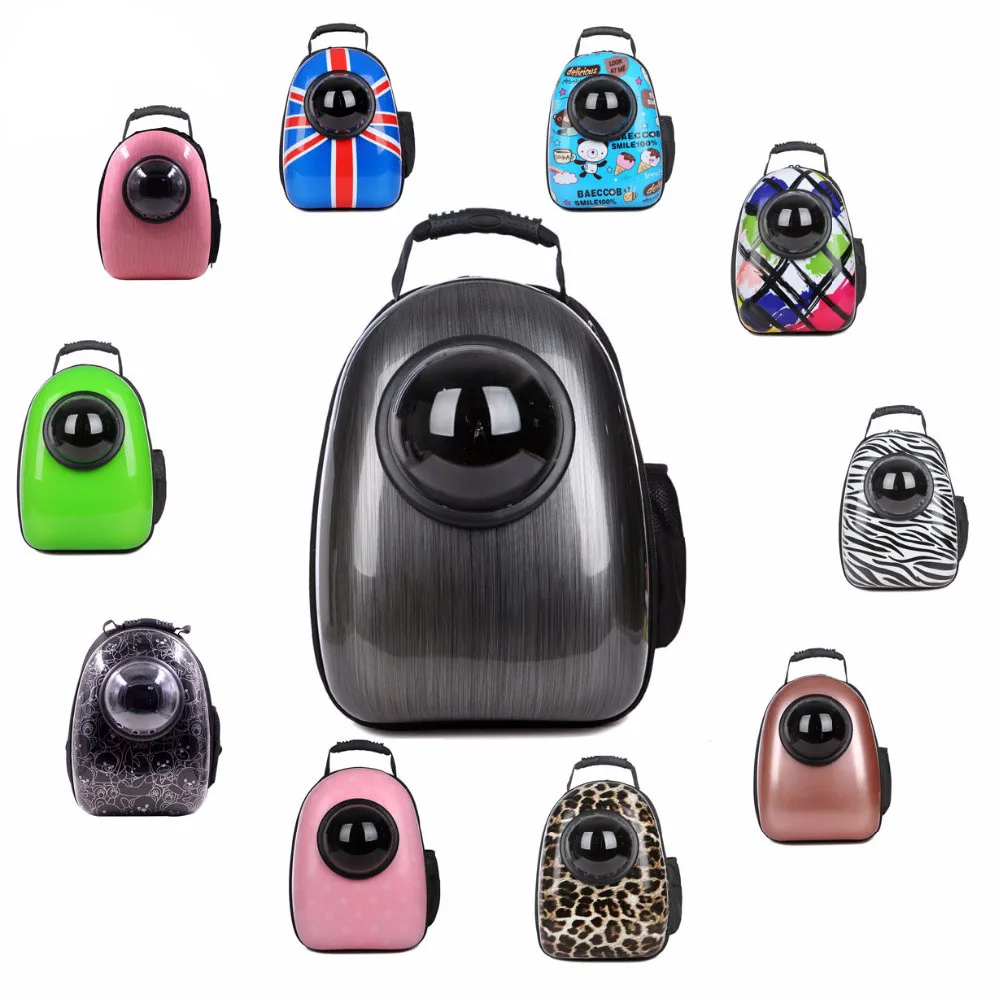 Cat Bag Breathable Pet Dog Backpack Portable Puppy Carrier Bag Outdoor Travel Shoulder Bags Transparent Space Cave Pet Supplies