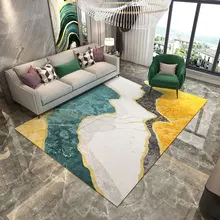 Ковер для гостиной, светильник в скандинавском стиле, роскошный журнальный столик, ковер для спальни, современный американский абстрактный ковер