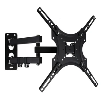 

Strong Bearing Screen Living Room Rack Telescopic Easy Install TV Bracket Adjustable Angle Universal Wall Mounted