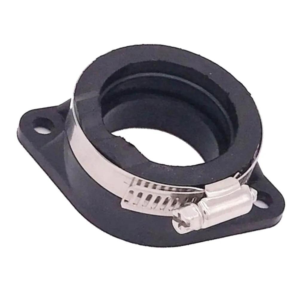 36mm 40mm Carburetor Intake Manifold Flange Adapter Fit for Suzuki GN250 (Black)