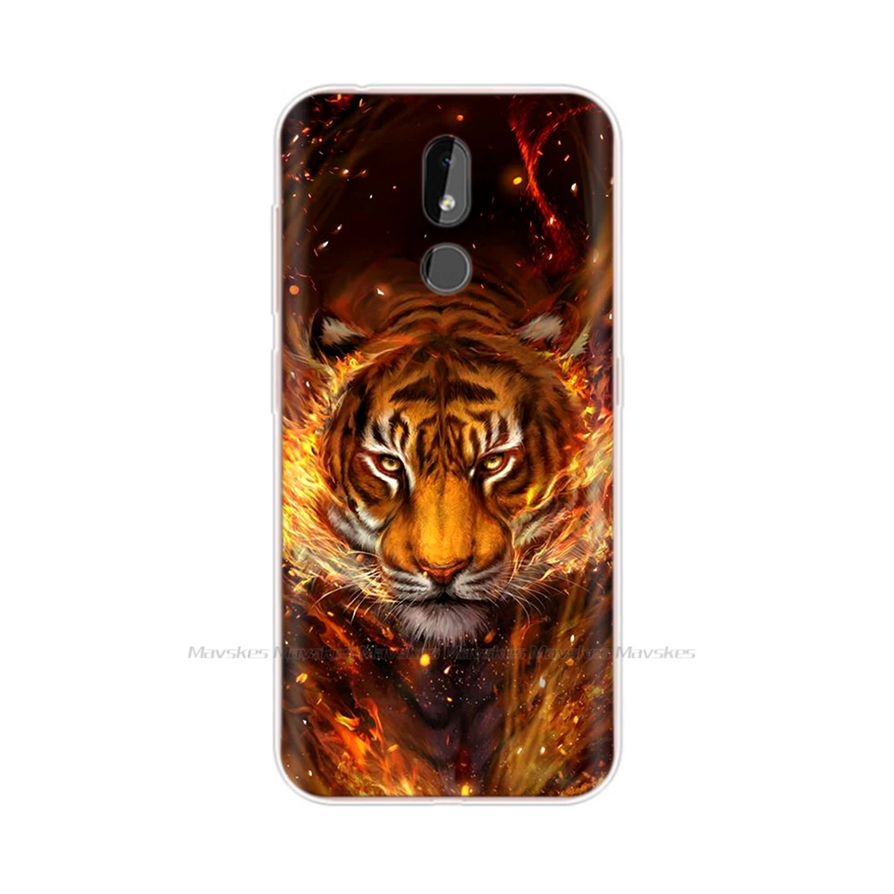 Cartoon Floral Cat Soft Silicone Phone Case - Fun & Durable Back Cover