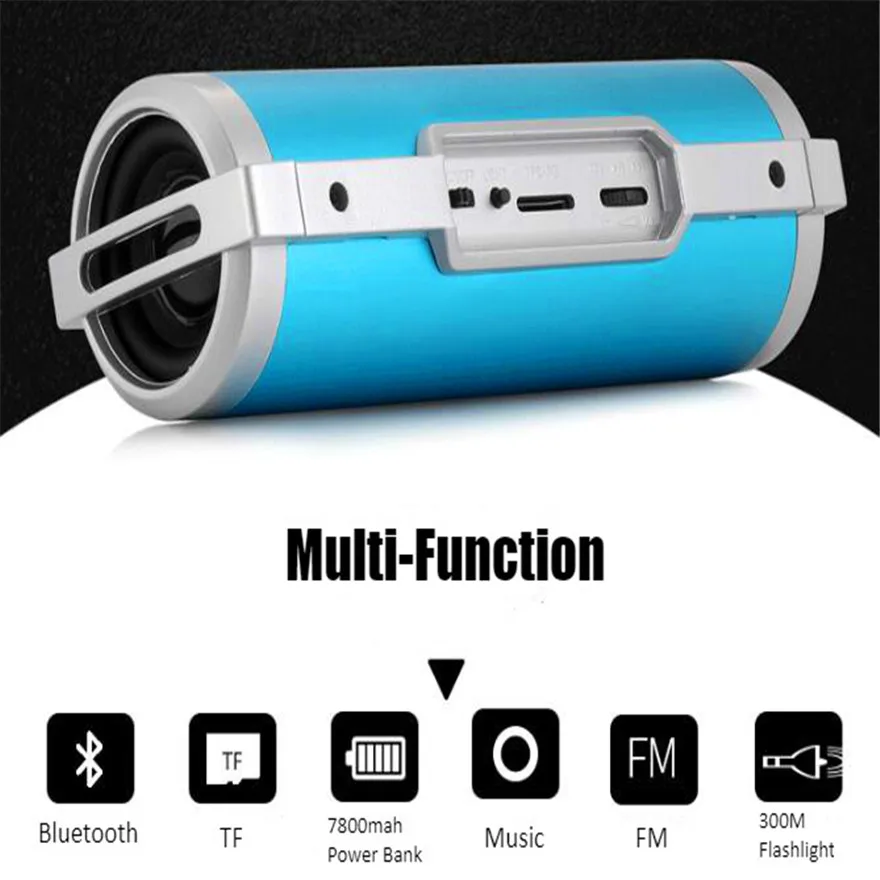 Hifi Usb велосипедный Bluetooth динамик коробка светодиодный фонарик Boombox звуковая