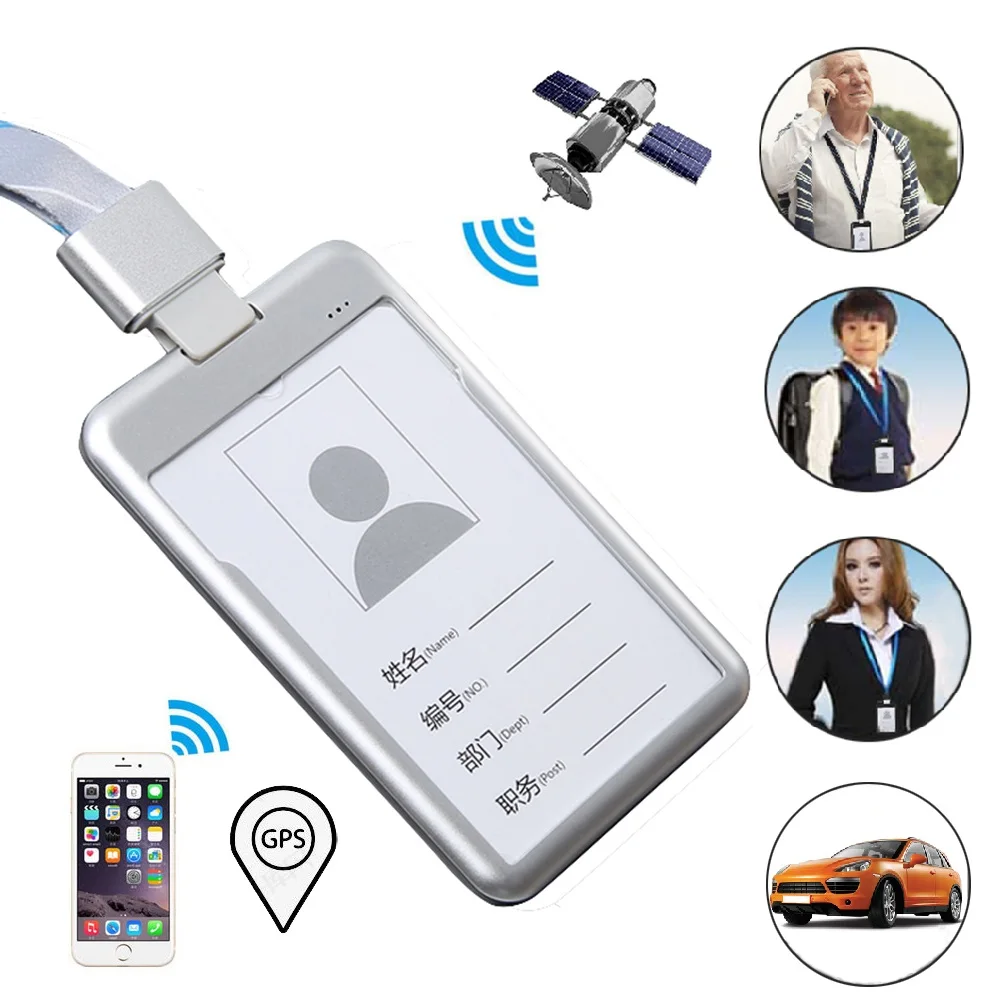 

2019 Kids Student Word ID Card GPS Tracker AGPS LBS Wifi Real-time Tracking Device Voice Recorder for Elderly Employees