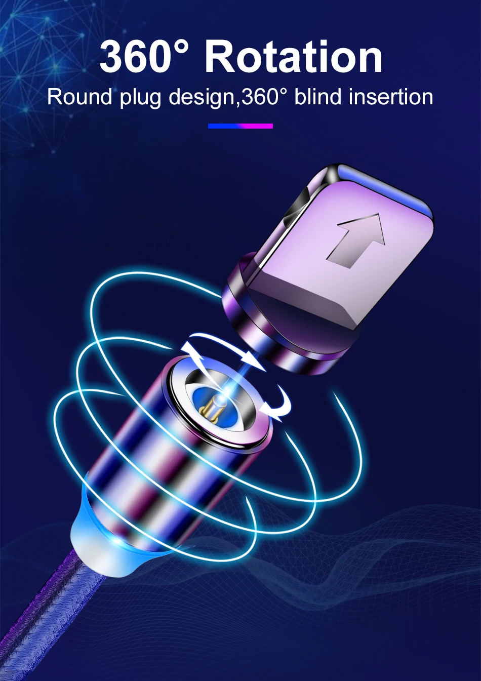 Магнитный usb-кабель Tisluo/Micro USB/type-C для iPhone X Xs Max светодиодный 1 м магнитное зарядное устройство для samsung s10 Xiaomi Pocophone USB C