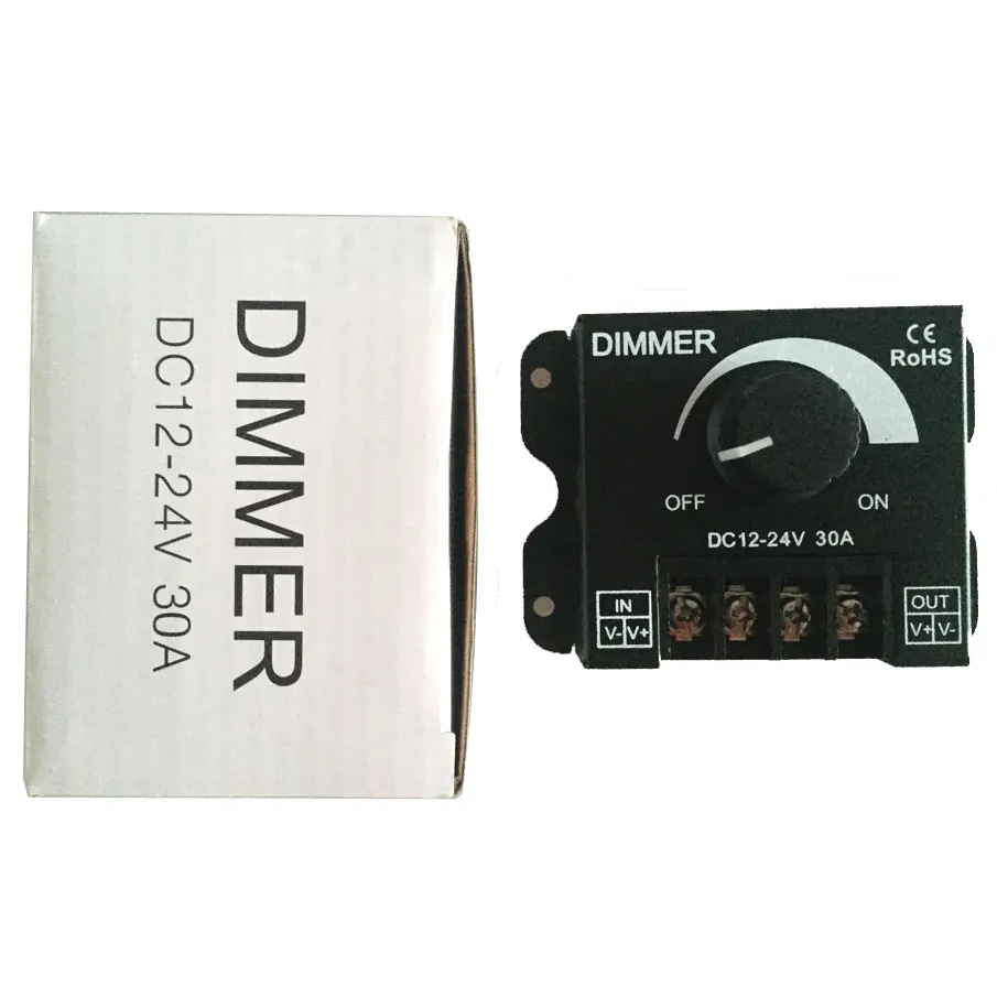 30A DC 12V-24V светодиодный диммер контроллер для одного Цвет 5050 3528 полосы светильник |