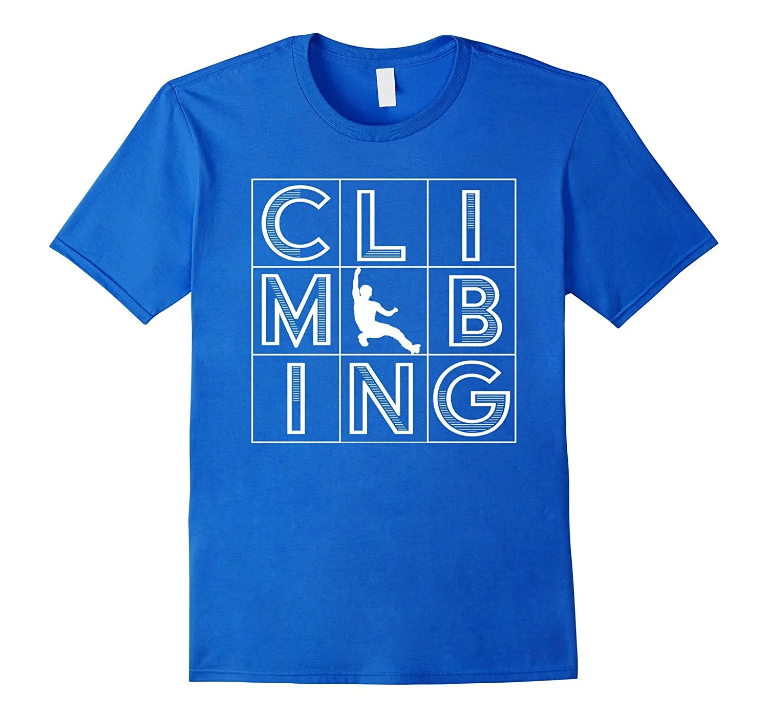 Climbes Rock Climber T Shirts Men'S O Neck Printed Tee Shirt Print T