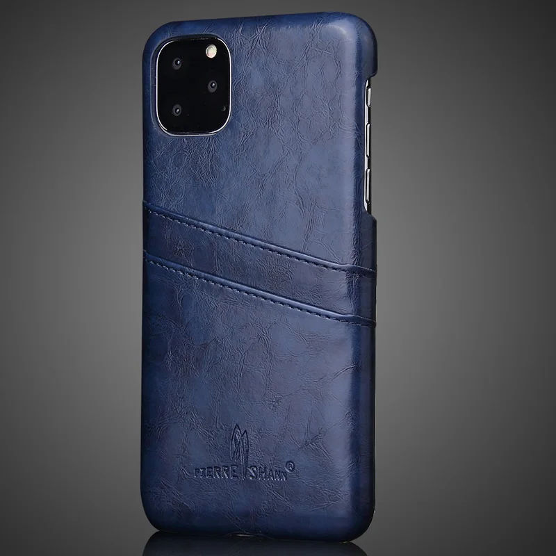 Масло воск кожаный чехол-накладка на заднюю крышку для iPhone 11 Pro Max