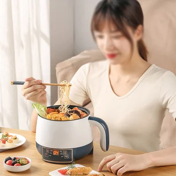 Multicooker Electric Cooker 1.7L Small Rice Cooker 1-2 People Household Non-stick Hot Pot Electric Steamer Cooking Appliances 6
