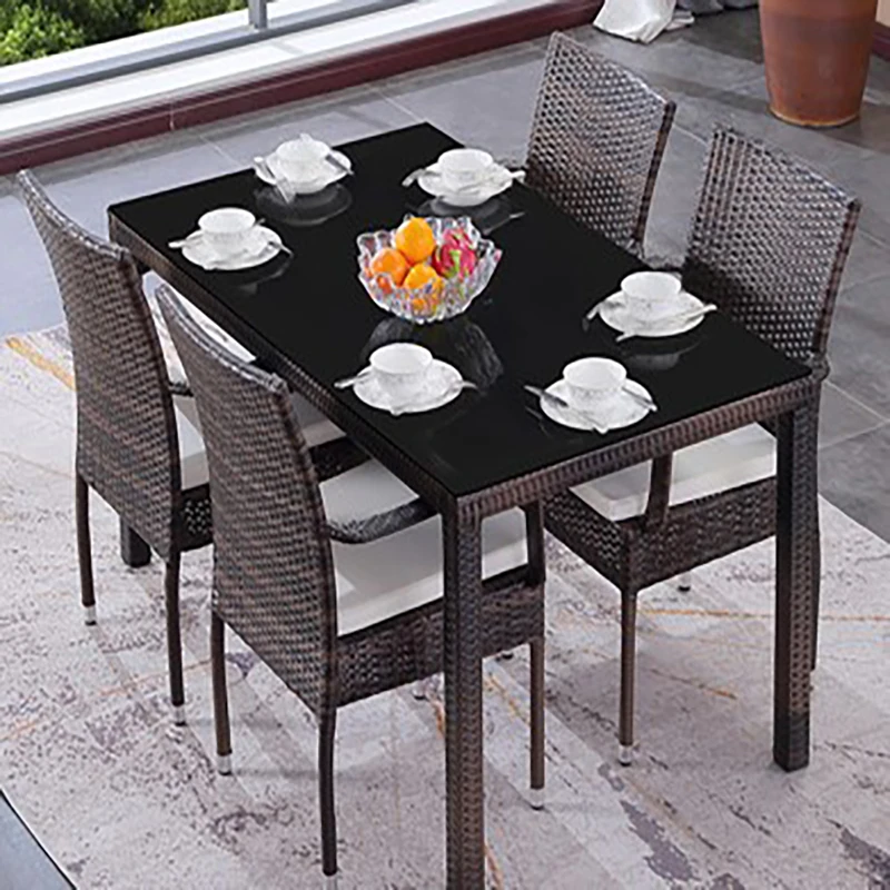 

Villa courtyard table and chair hotel homestay outdoor terrace leisure outdoor garden outdoor table and chair combination