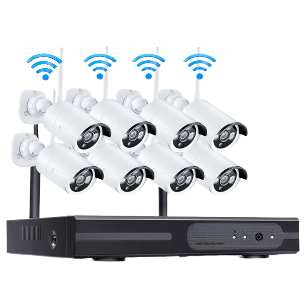8ch система NVR 960P Wifi ip-камера+ 8ch 2,4G Беспроводная NVR беспроводное и проводное подключение автоматическое подключение без необходимости настройки