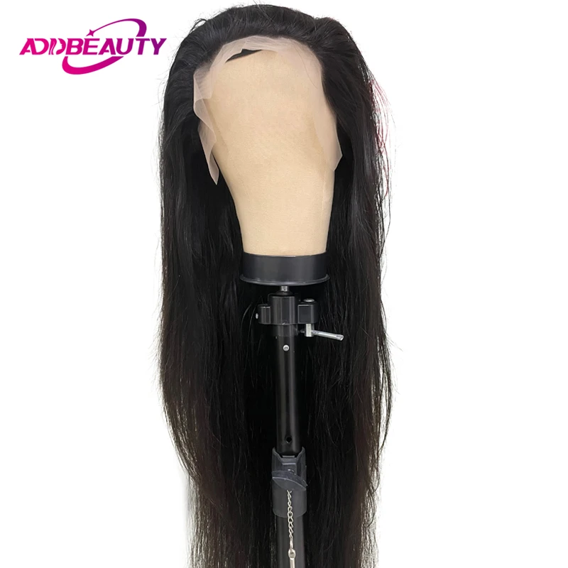 Straight Human Hair Wigs 5x5 HD Transparent Lace Closure Wig for Women Brazilian Virgin Human Hair Wig Pre-plucked Hairline 250%