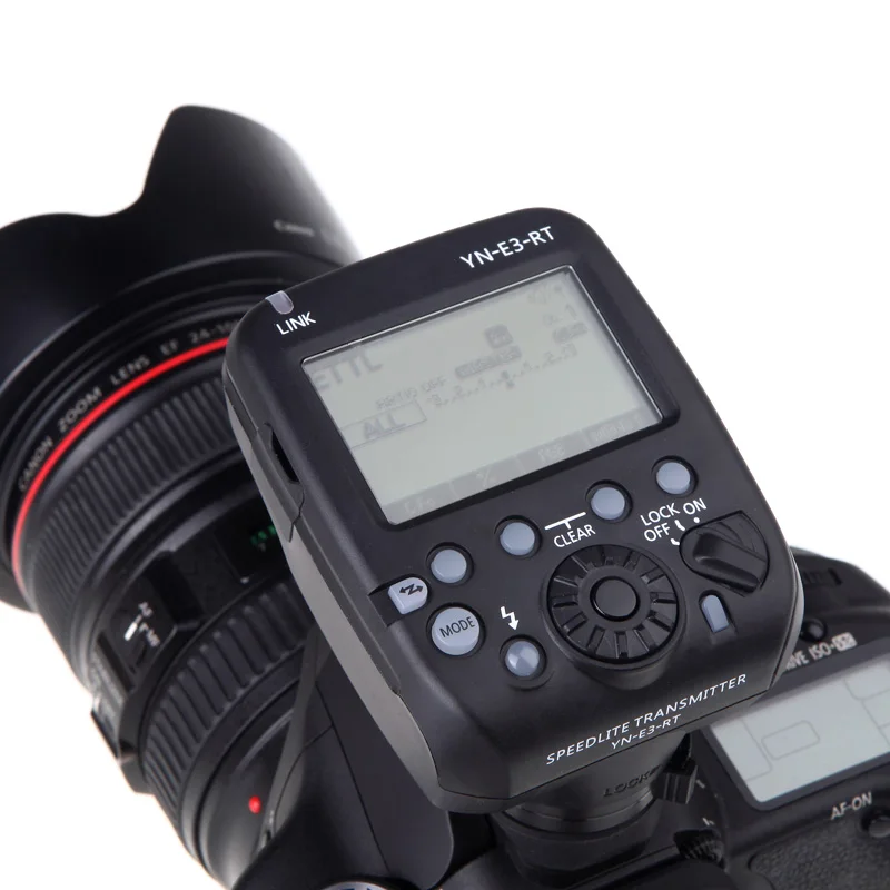 YN-E3-RT Yongnuo Вспышка Speedlite передатчик водонепроницаемый двухсторонний 2,4G радиосвязь для Canon DSLR камер