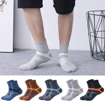 

5Pairs/lot ZTOET Brand Cotton Men Socks High Quality Breathable Spring Autumn Long Sports Socks For Male New Meias Wholesale