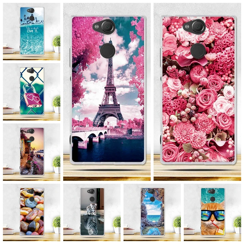 Чехол для Capa Sony Xperia XA2 мягкий чехол из ТПУ задняя крышка силиконовый | Мобильные