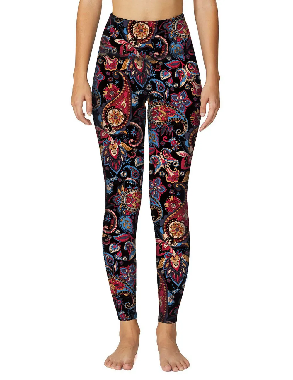 paisley yoga pants
