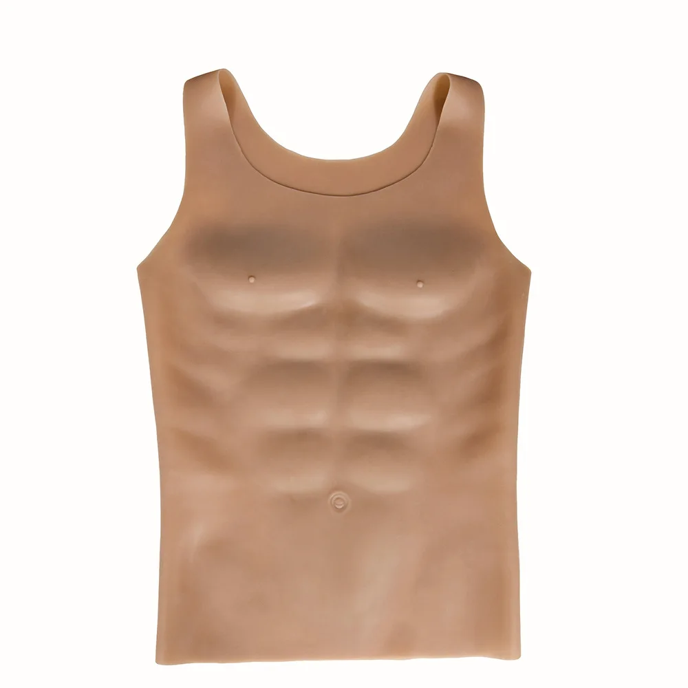 man silicone fake chest hunk chest muscle muscle