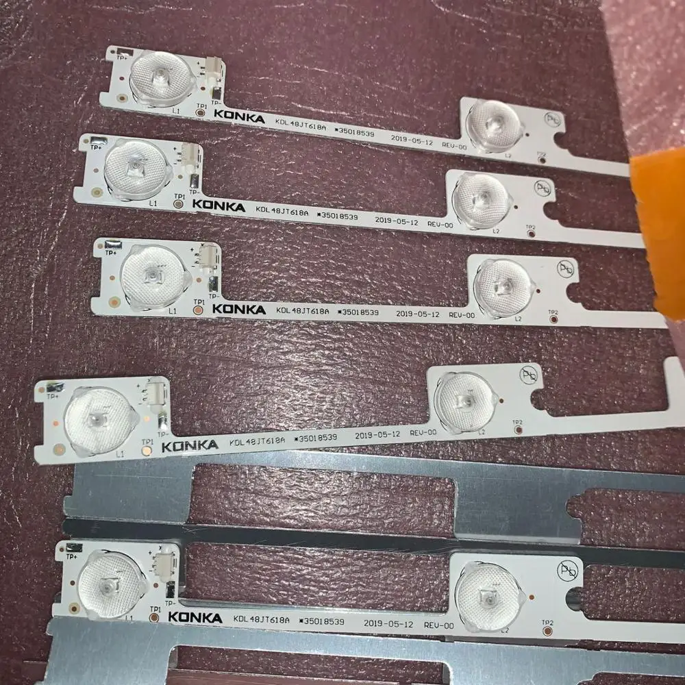 Новый светодиодный подсветка полосы бар для KONKA KDL48JT618A/KDL48SS618U 35018539 6 S(6V) 442 мм |