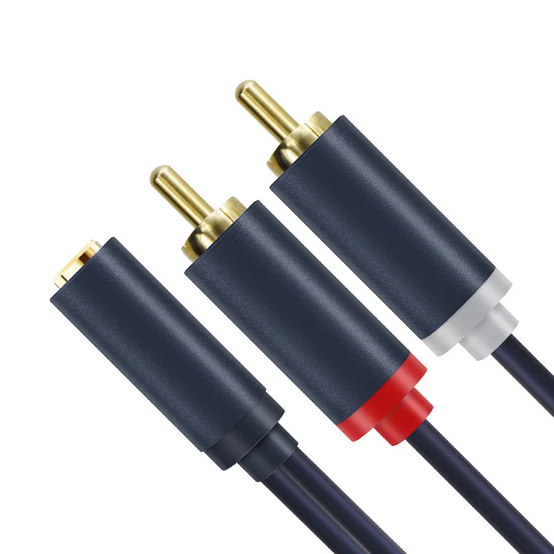 Кабель Aux для VCD и домашнего кинотеатра 3 5 мм разъем мама 2RCA папа стерео аудио