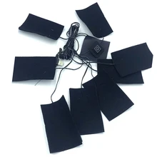 8 в 1 Электрический жилет нагреватель ткань куртка USB Тепловой Теплый тела грелка с подогревом